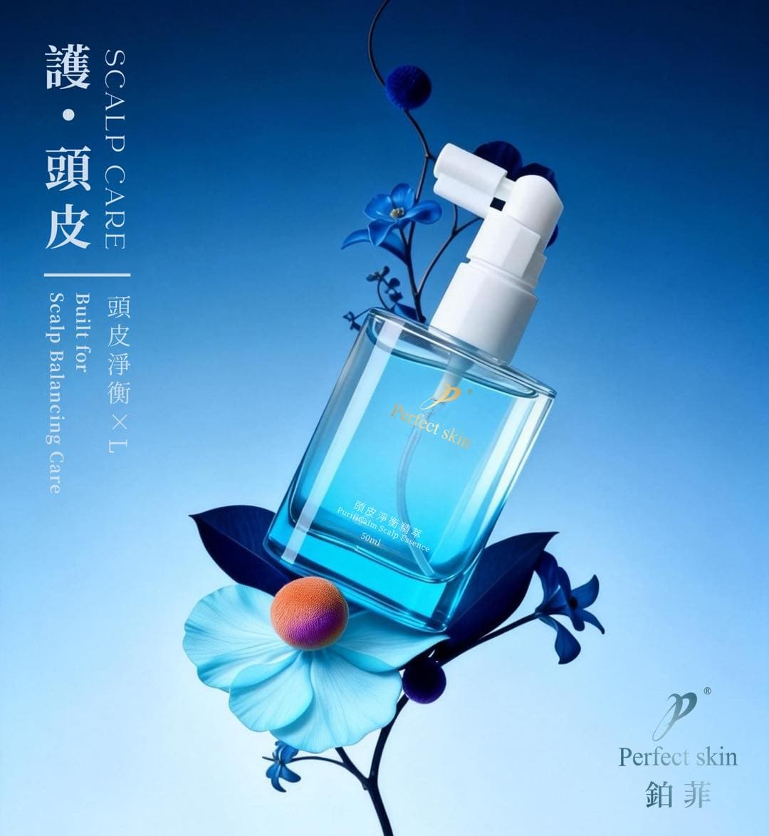 鉑菲Perfect skin~原廠公司貨 頭皮淨衡精萃 頭皮水 50ml